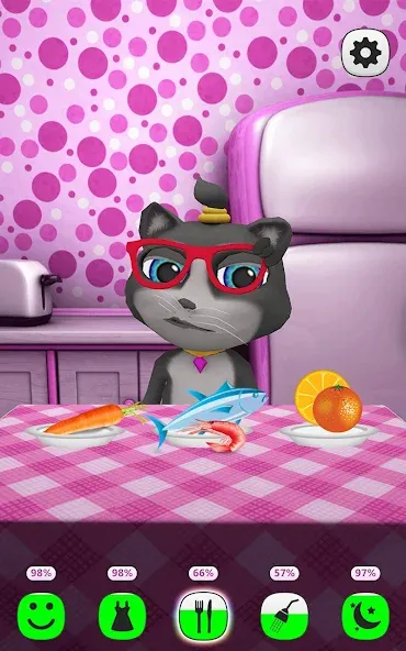 My Talking Kitty Cat [МОД Много денег] APK Android Screenshot 3