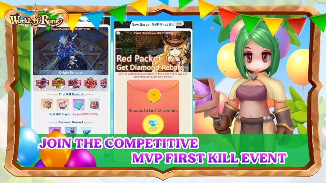 World of Rune - Fantasy MMORPG (Ворлд оф Рун) [МОД Меню] APK Android Screenshot 3