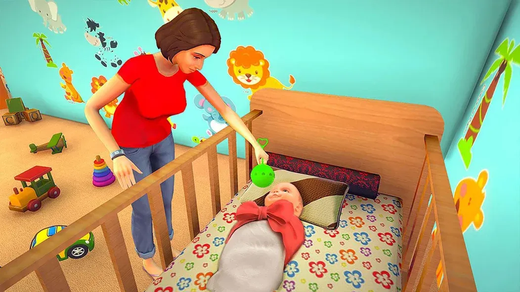 Virtual Pregnant Mom Baby Care (Виртуальная беременная мама Уход за младенцем) [МОД Меню] APK Android Screenshot 4