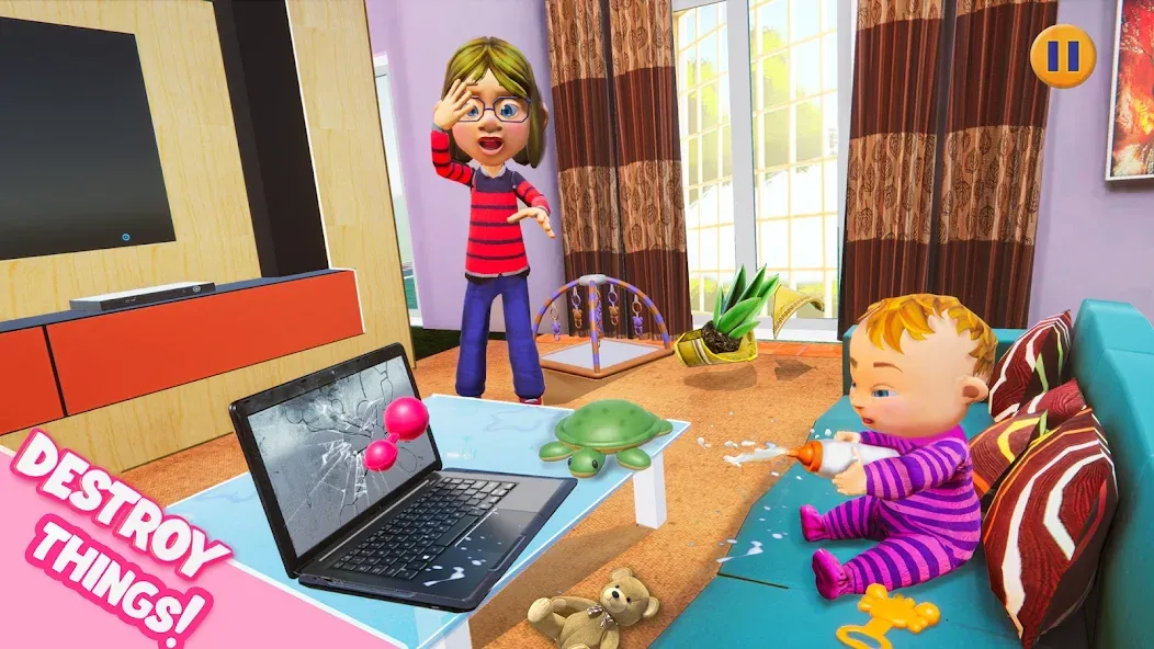 Virtual Baby Mother Simulator [МОД Все открыто] APK Android Screenshot 4