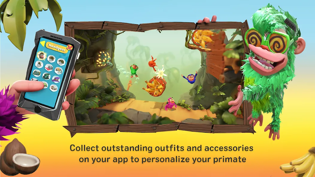 Chimparty [МОД Много денег] APK Android Screenshot 1