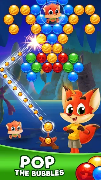 Bubble Friends Bubble Shooter [МОД Unlocked] APK Android Screenshot 1