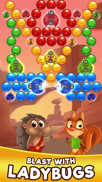 Bubble Friends Bubble Shooter [МОД Unlocked] APK Android Screenshot 4