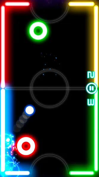 Glow Hockey (Глоу Хоккей) [МОД Все открыто] APK Android Screenshot 1