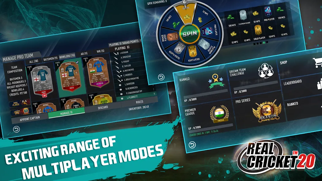 Real Cricket™ 20 (Риал Крикет 20) [МОД Premium] APK Android Screenshot 4