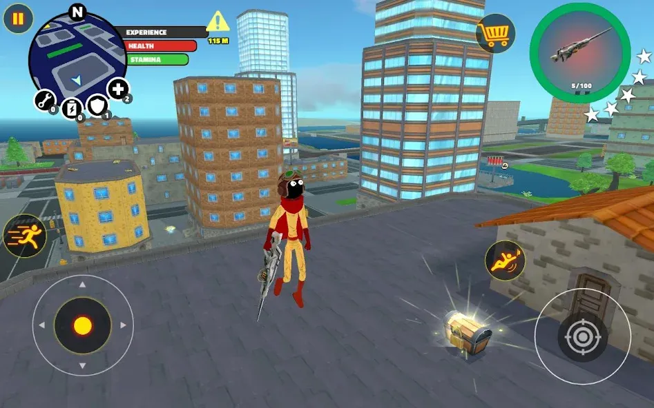 Stick Superhero [МОД Все открыто] APK Android Screenshot 1