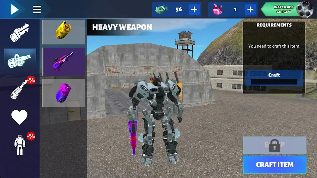 Robot Car (робот машина) [МОД Все открыто] APK Android Screenshot 3