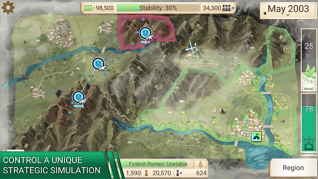 Rebel Inc. [МОД Unlocked] APK Android Screenshot 2