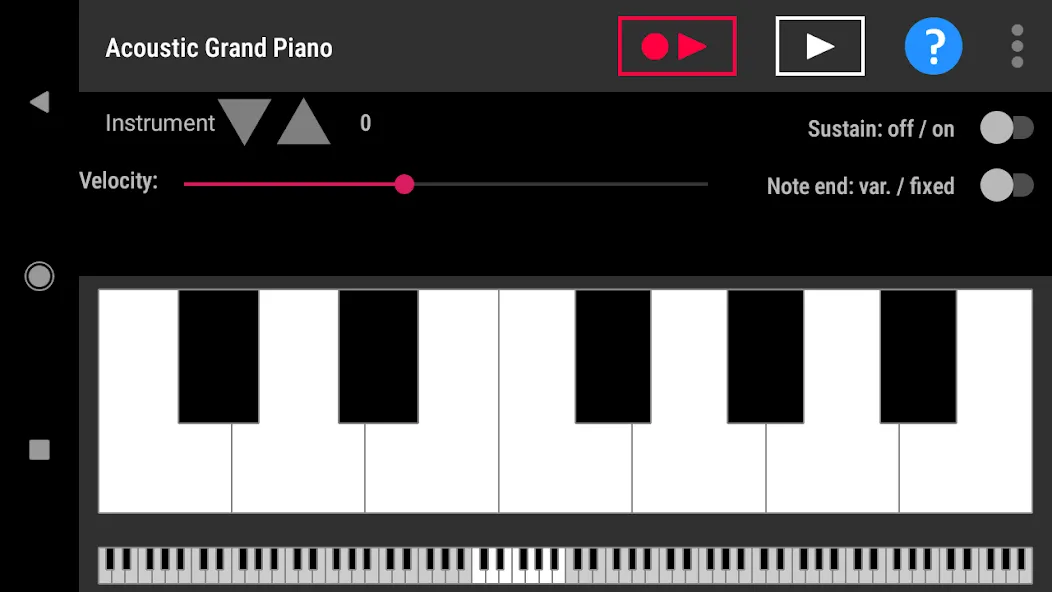 Simple piano with recorder (Симпл пиано с рекордером) [МОД Бесконечные монеты] APK Android Screenshot 4