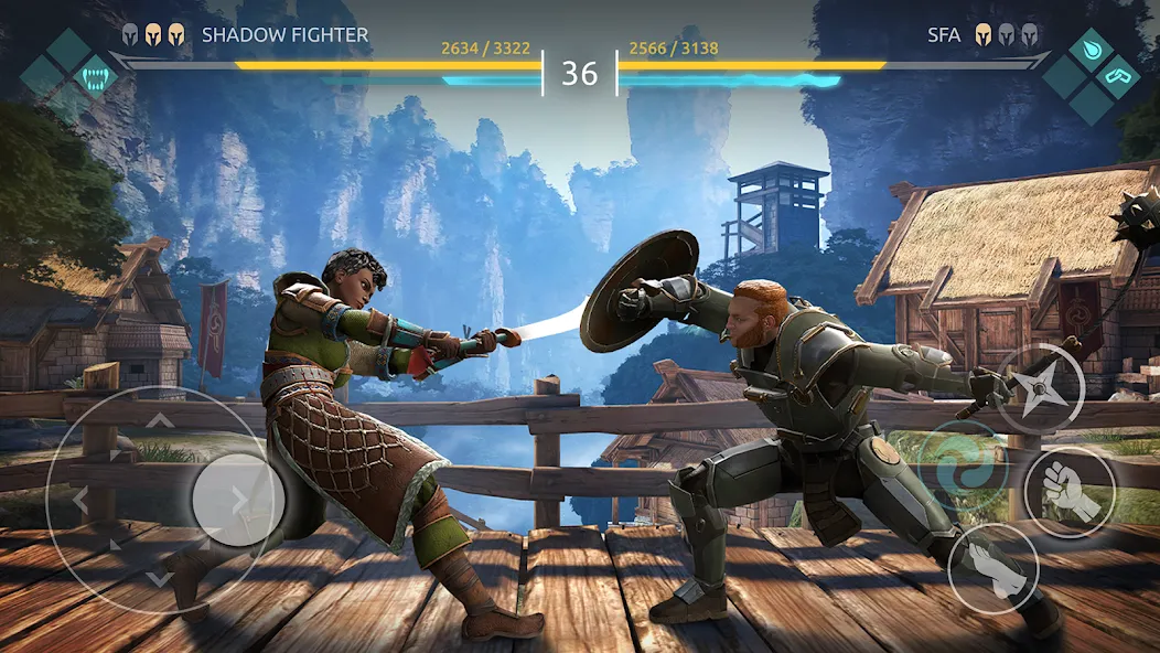 Shadow Fight 4: Arena (Шадоу Файт 4) [МОД Много денег] APK Android Screenshot 1