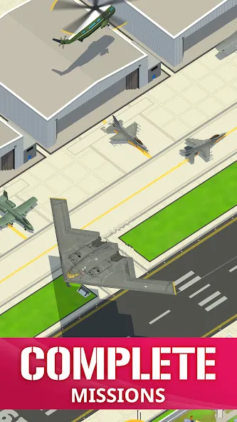 Idle Air Force Base (Айдл Эйр Форс Базе) [МОД Premium] APK Android Screenshot 5