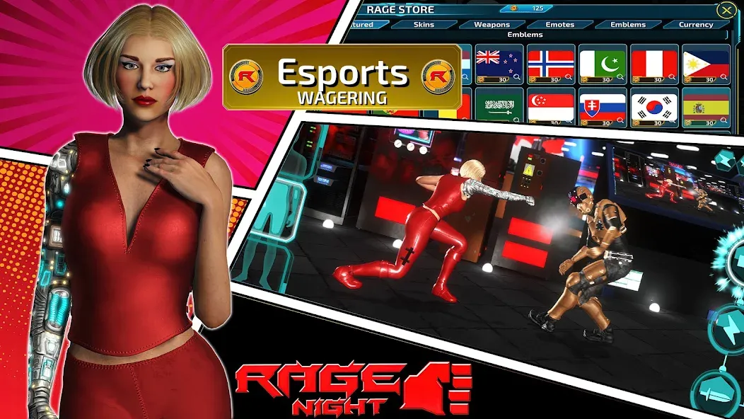 Rage Night (Рэйдж Найт) [МОД Много денег] APK Android Screenshot 2