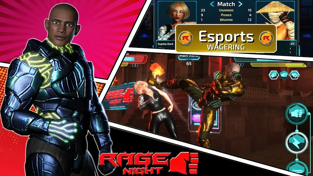 Rage Night (Рэйдж Найт) [МОД Много денег] APK Android Screenshot 4