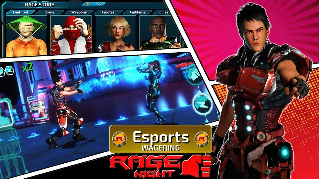 Rage Night (Рэйдж Найт) [МОД Много денег] APK Android Screenshot 5