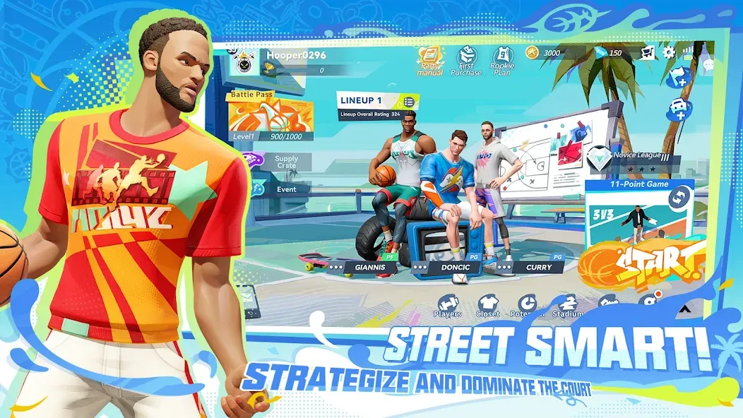 Dunk City Dynasty (Данк Сити Династия) [МОД Unlocked] APK Android Screenshot 4