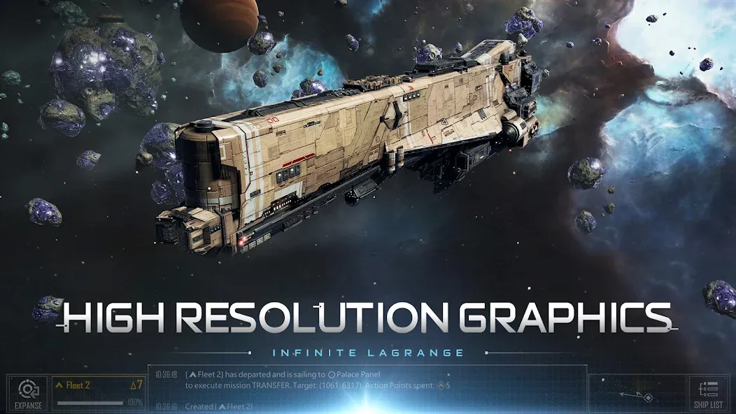 Infinite Lagrange (Инфинит Лагранж) [МОД Бесконечные монеты] APK Android Screenshot 2