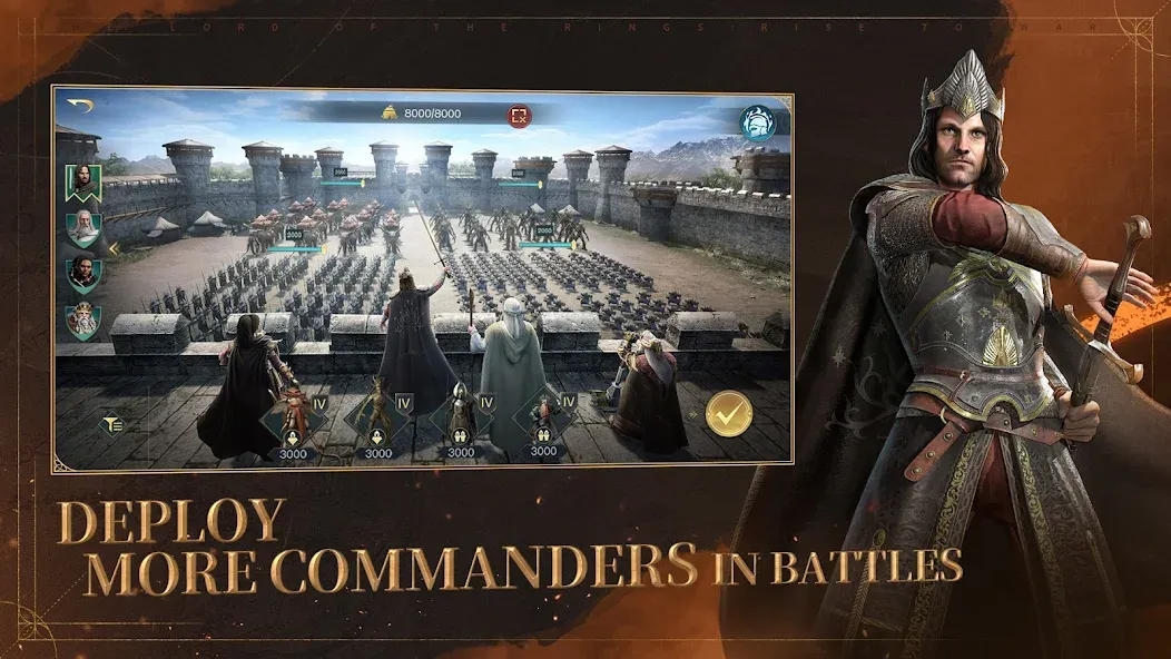 The Lord of the Rings: War [МОД Бесконечные монеты] APK Android Screenshot 1