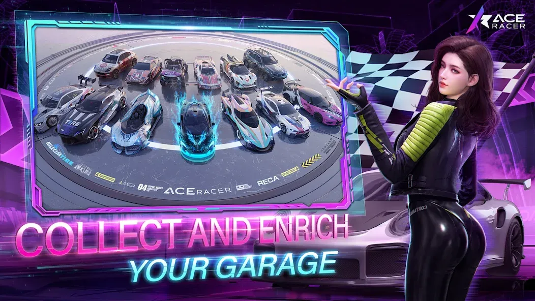 Ace Racer (Эйс Рейсер) [МОД Все открыто] APK Android Screenshot 2