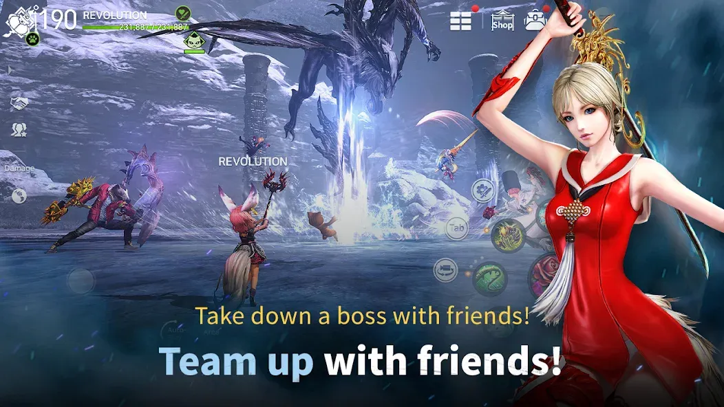 Blade&Soul Revolution [МОД Много денег] APK Android Screenshot 3