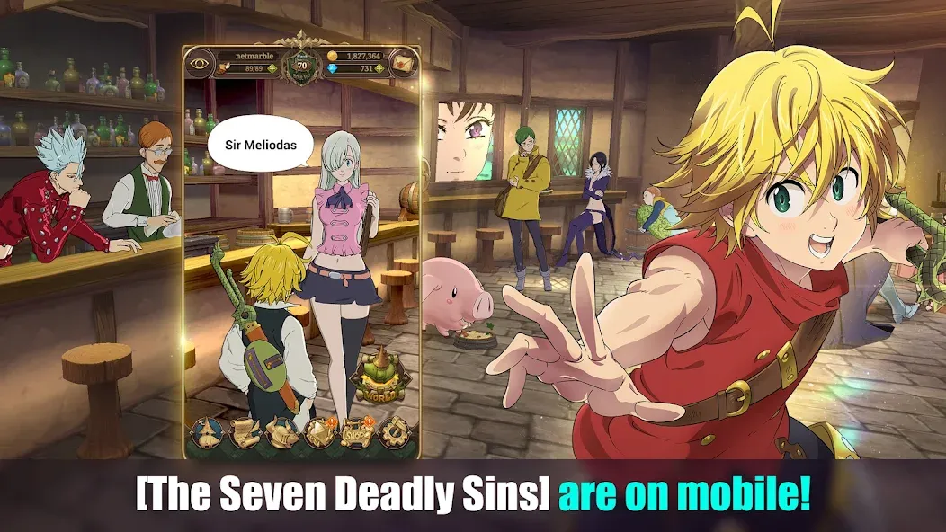 The Seven Deadly Sins (Девять смертных грехов) [МОД Premium] APK Android Screenshot 1