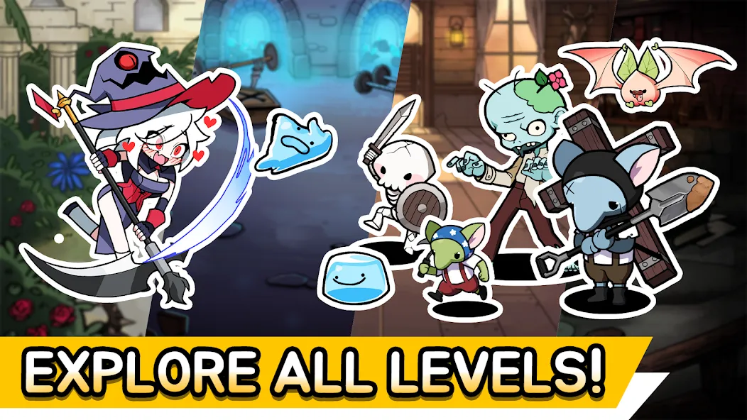 Witch and Council : Idle RPG (Витч энд Каунсил) [МОД Все открыто] APK Android Screenshot 1