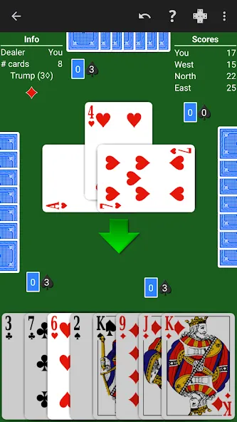 Oh Hell - Expert AI (О Хелл) [МОД Все открыто] APK Android Screenshot 1