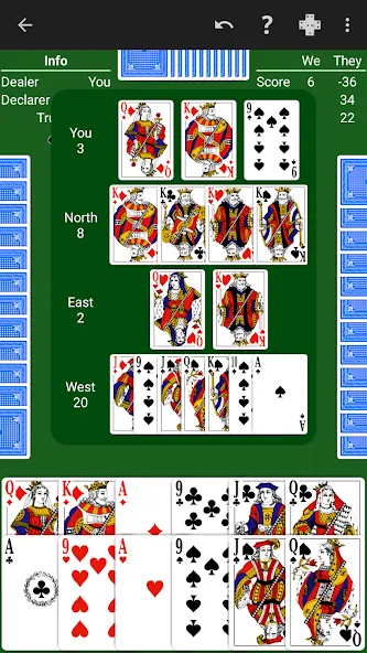 Pinochle - Expert AI (Пиночле) [МОД Бесконечные монеты] APK Android Screenshot 2
