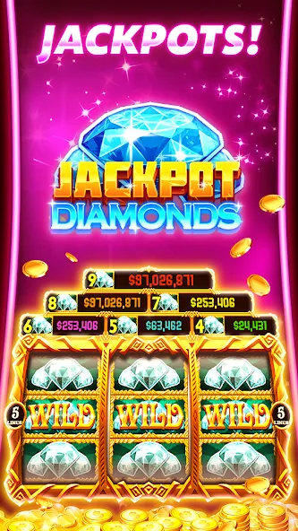 Treasure Slots - Vegas Slots & [МОД Много денег] APK Android Screenshot 2