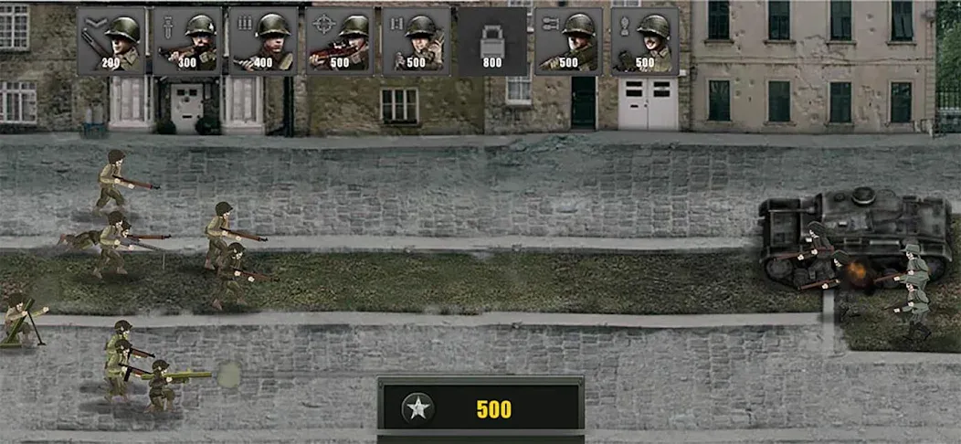 Warfare War Troops (Военное сражение Война Войска) [МОД Бесконечные монеты] APK Android Screenshot 3