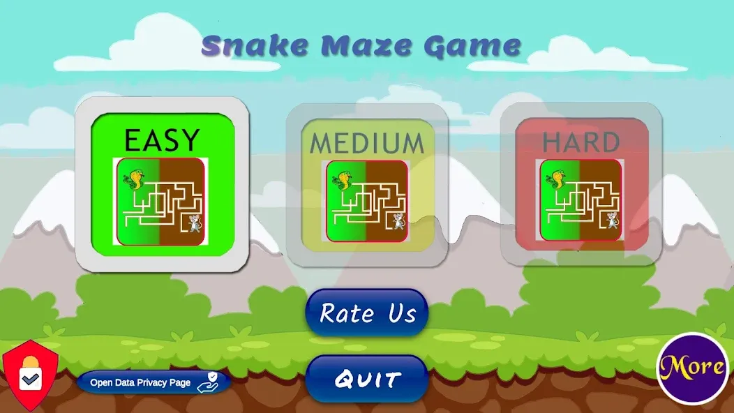 Snake Maze game (Змеиная лабиринтная игра) [МОД Все открыто] APK Android Screenshot 1