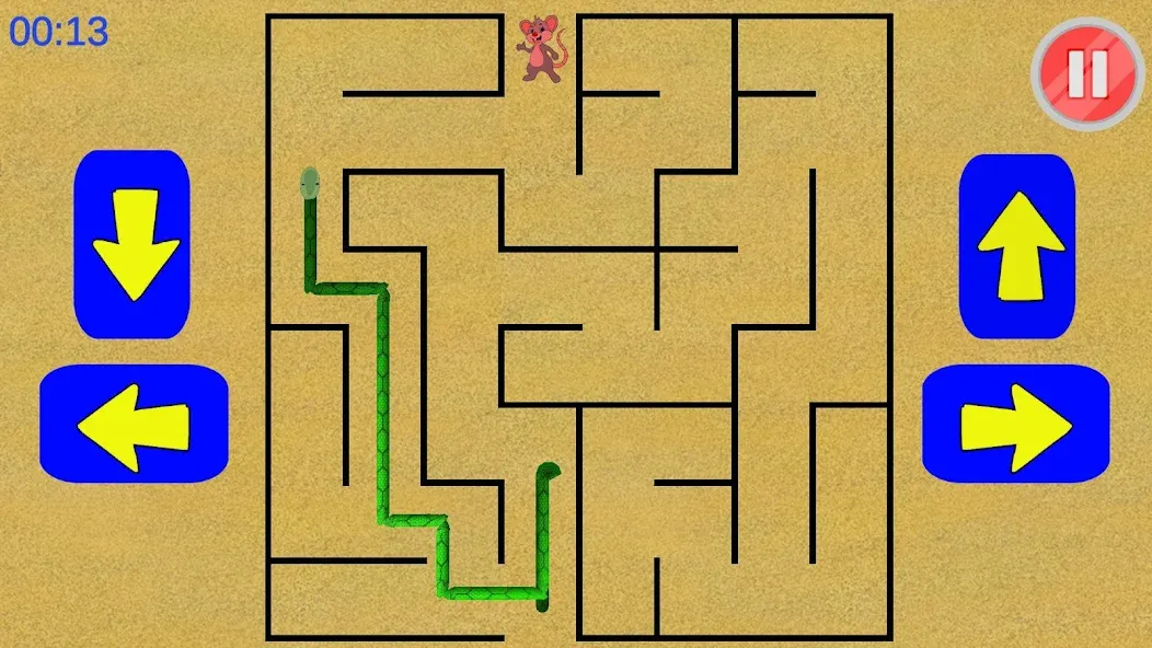 Snake Maze game (Змеиная лабиринтная игра) [МОД Все открыто] APK Android Screenshot 4
