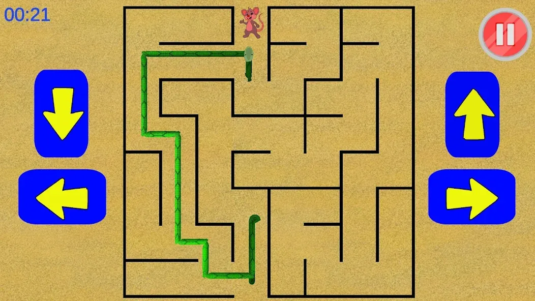 Snake Maze game (Змеиная лабиринтная игра) [МОД Все открыто] APK Android Screenshot 5