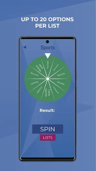 Wheel Spinner - Random Picker [МОД Много денег] APK Android Screenshot 5