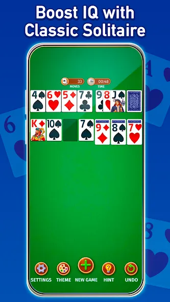 Solitaire: Classic Card Game (Клондайк Солитер) [МОД Меню] APK Android Screenshot 1