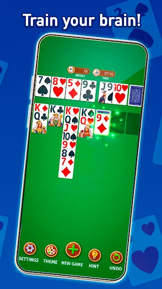 Solitaire: Classic Card Game (Клондайк Солитер) [МОД Меню] APK Android Screenshot 2