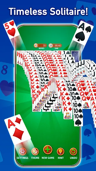Solitaire: Classic Card Game (Клондайк Солитер) [МОД Меню] APK Android Screenshot 3