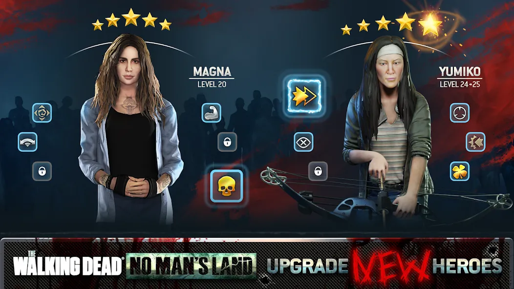 The Walking Dead No Man's Land [МОД Бесконечные монеты] APK Android Screenshot 2