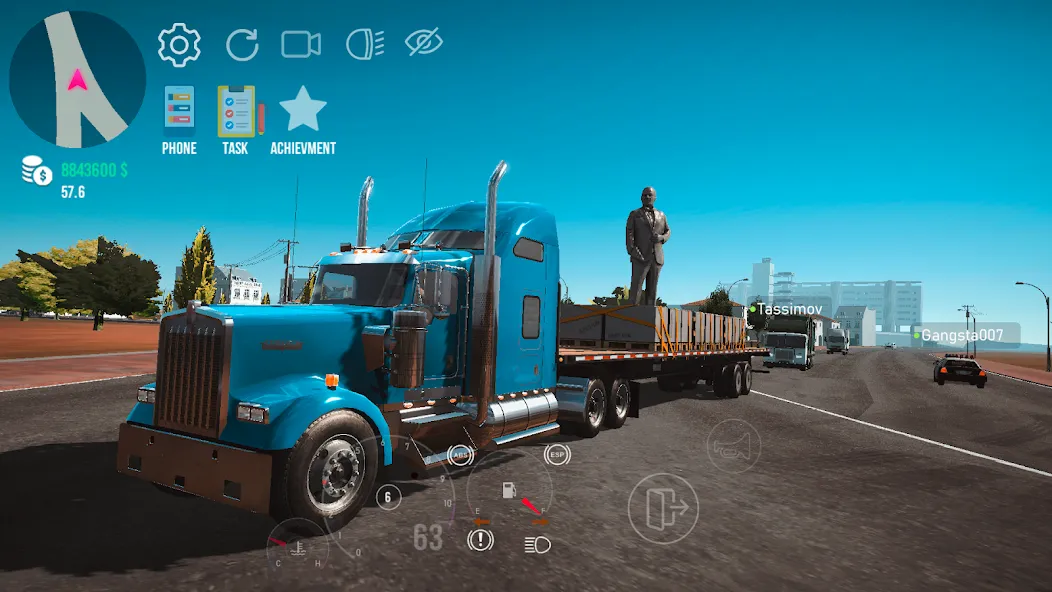 Nextgen: Truck Simulator Drive (Некстджен) [МОД Меню] APK Android Screenshot 2