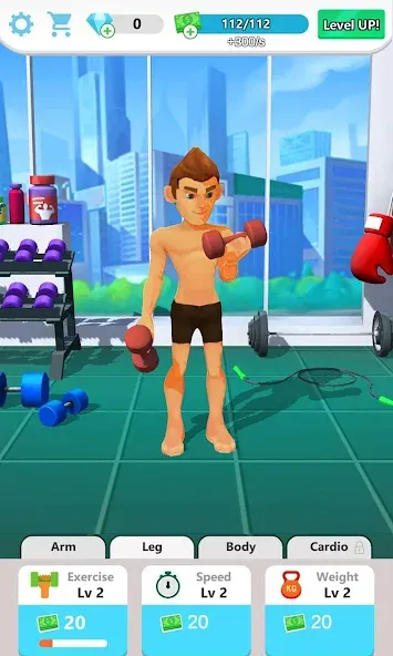Muscle Tycoon 3D: MMA Boxing (Масл Тайкун 3D) [МОД Много денег] APK Android Screenshot 1