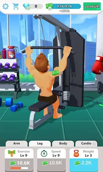 Muscle Tycoon 3D: MMA Boxing (Масл Тайкун 3D) [МОД Много денег] APK Android Screenshot 4