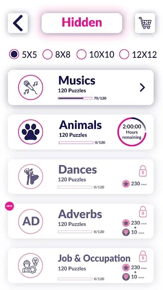 Word Search Puzzle (Уорд Срч Пазл) [МОД Premium] APK Android Screenshot 4