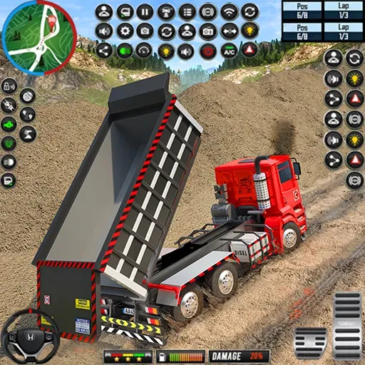 Cargo Truck Driving Truck Game (Ойл трек геймс симулятор 3D) [МОД Много денег] APK Android Screenshot 1