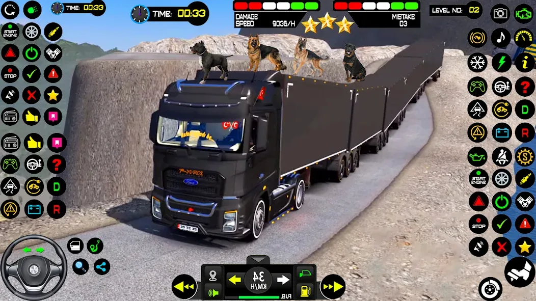 Cargo Truck Driving Truck Game (Ойл трек геймс симулятор 3D) [МОД Много денег] APK Android Screenshot 2