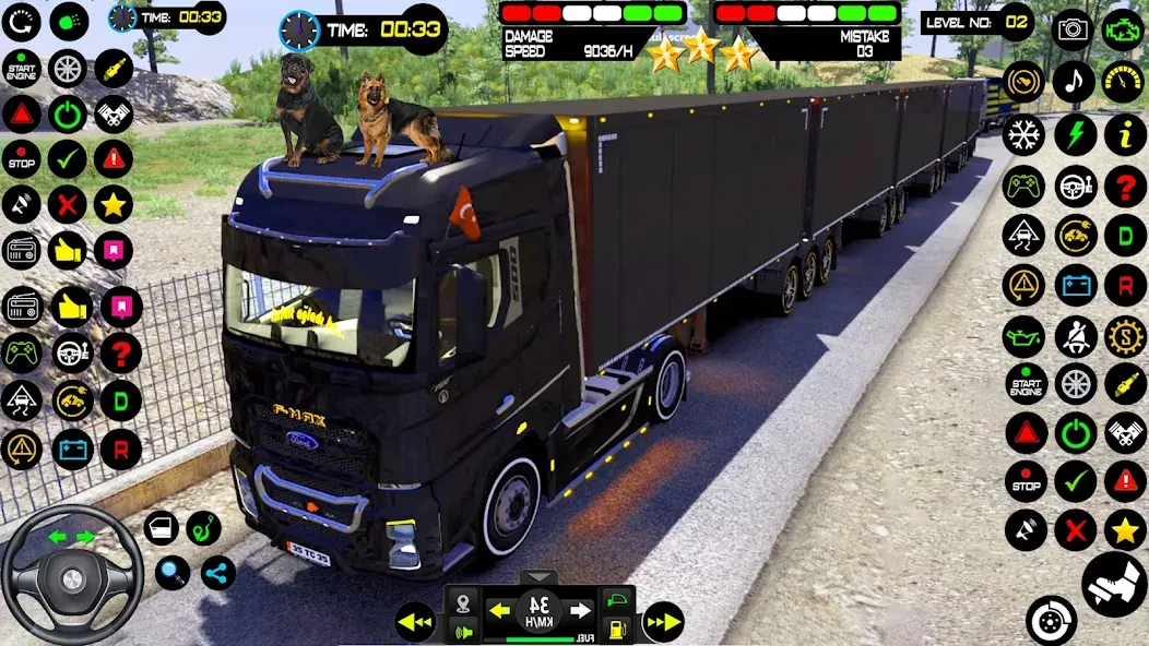 Cargo Truck Driving Truck Game (Ойл трек геймс симулятор 3D) [МОД Много денег] APK Android Screenshot 3