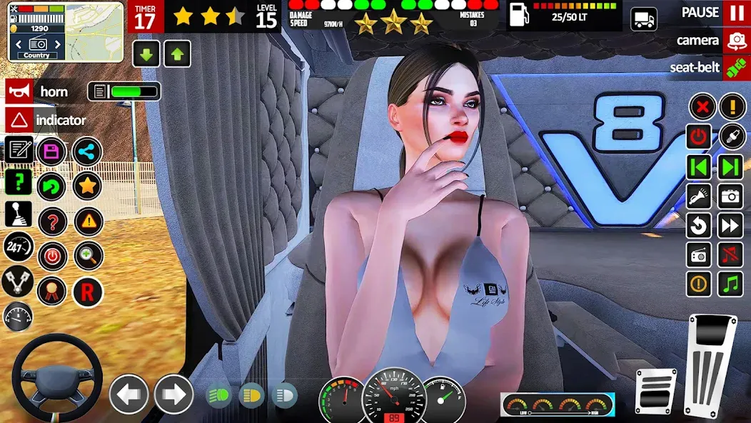 Cargo Truck Driving Truck Game (Ойл трек геймс симулятор 3D) [МОД Много денег] APK Android Screenshot 4