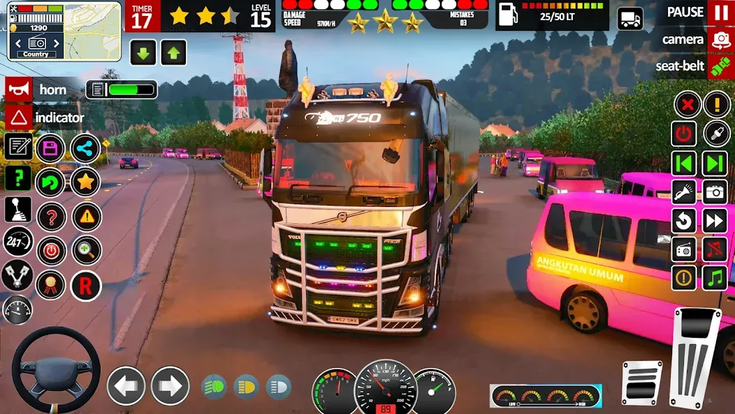 Cargo Truck Driving Truck Game (Ойл трек геймс симулятор 3D) [МОД Много денег] APK Android Screenshot 5