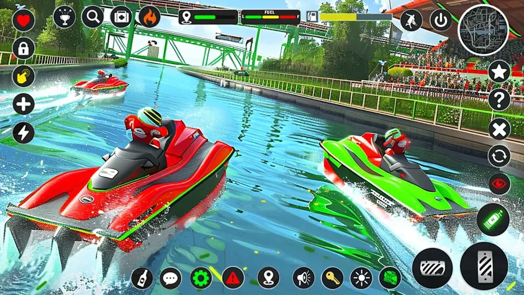 Jetski Boat Racing: Boat Games (Джетски Гонки на лодках) [МОД Много денег] APK Android Screenshot 4