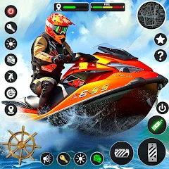 Jetski Boat Racing: Boat Games (Джетски Гонки на лодках) [МОД Много денег] APK Android