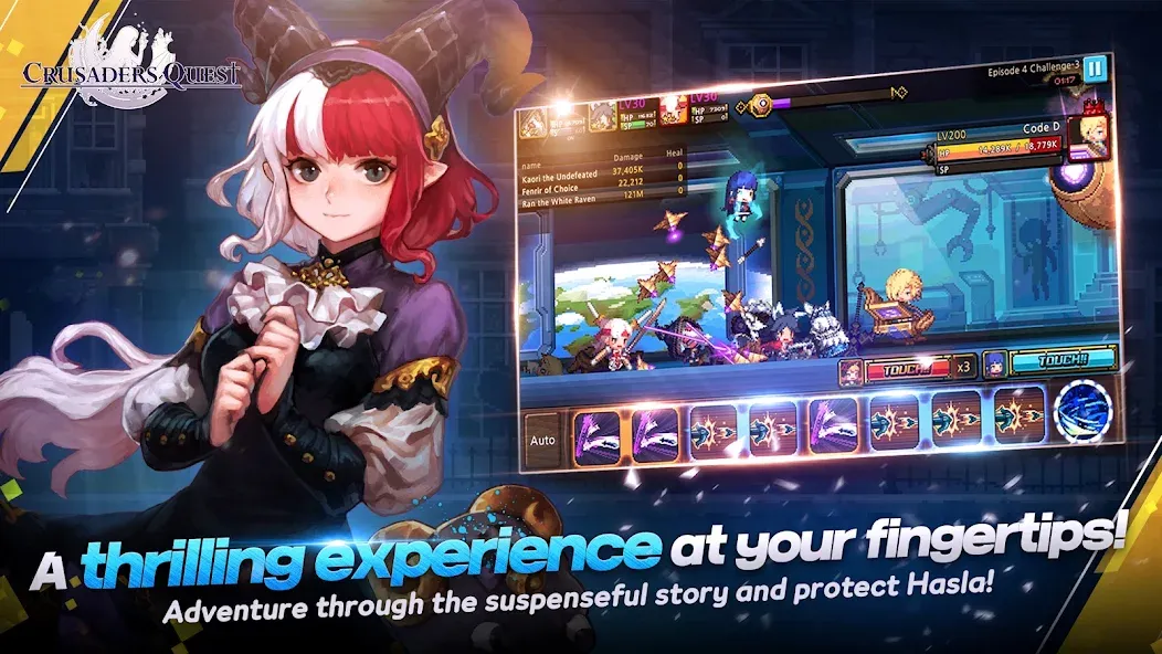 Crusaders Quest (Крузейдерс Квест) [МОД Premium] APK Android Screenshot 2