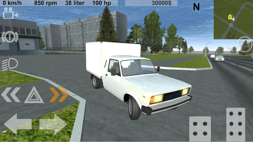 Russian Light Truck Simulator (Русский Симулятор Легкого Грузовика) [МОД Меню] APK Android Screenshot 5